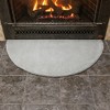 44" Long Minuteman International Half Round Hearth Rug Dove Gray - ACHLA Designs - image 3 of 4