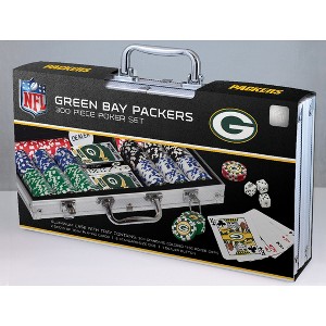 MasterPieces Casino Style 300 Piece Poker Chip Set - NFL Green Bay Packers - 1 of 4