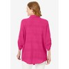 Woman Within Plus Size Cotton Gauze Bigshirt - 3 of 4