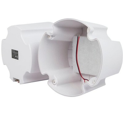 Monoprice ABS Back Enclosure (Pair) For PID 4104 8in Ceiling Speaker, Includes 4 Speaker Mounting Screws