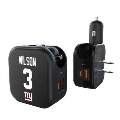 NFL New York Giants Players Game Tactic 18-Watt 2 in 1 USB A/C Charger