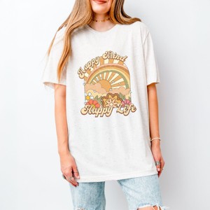 Simply Sage Market Happy Mind Happy Life Summer Short Sleeve Tee - 1 of 4