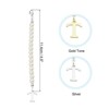 Unique Bargains Identification Handle Letter Charm Accessories Gold & Silver Tone 2 Pcs - 2 of 4
