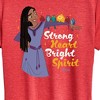 Women's - Disney - Strong Heart Bright Spirit Short Sleeve Graphic T-Shirt - 2 of 4