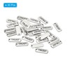 Unique Bargains Metal Bulk Elegant DIY Crafts Jewelry Making Word Pendant 30 Pcs - 3 of 4