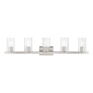 Livex Lighting Clarion 5 - Light Vanity in  Brushed Nickel - 1 of 4