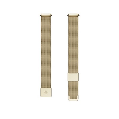 Fitbit Luxe Metal Mesh Stainless Steel Band - Soft Gold