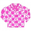 Kids Barbie Checkered Logos 2-Piece Pajama Set - Size 4 - 2 of 3