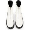 BLISSFUL STEP Platform Block Heel Booties with Zipper Dressy Combat Boots for Women - 2 of 4