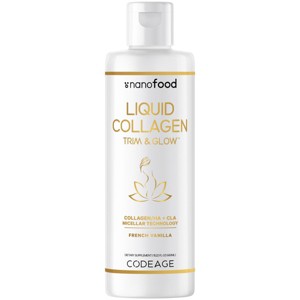 Codeage Liposomal Trim & Glow, CLA + HA , Tri Collagen Vanilla Liquid Whey Protein - 15.22 fl oz - 1 of 4