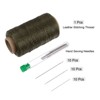 Unique Bargains Wear-Resistant Polyester Embroidery Waxed Thread with Needles - 3 of 4