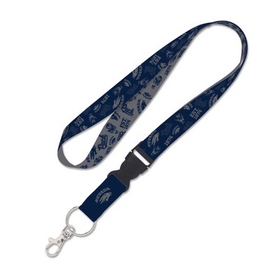 NCAA Nevada Wolf Pack Scatter Print Lanyard