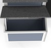 SEVOBAL Pet Crates And Houses 80-Inch Double-Layer Wooden Chicken Coop With Egg-Laying Boxes Activity Area With PVC Roof, Grey, 79.90"*24.20"*40.20" - 2 of 4