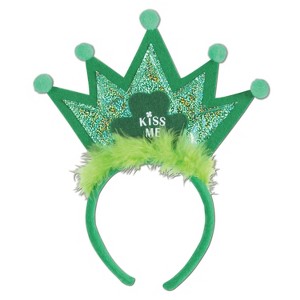 Beistle Shamrock Tiara Headband, (4/Pkg) Multicolored - 1 of 1