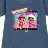 Girls' - Lol Surprise! - Individually Us Graphic Short Sleeve Fleece Dress - 2 of 4
