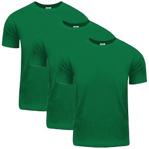 3 Pack Shaka Wear Men's Active Comfort Cotton Short Sleeve Crew Neck T-Shirt - 1 of 4