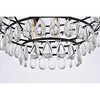 Elegant Lighting Mila 20 inch flush mount in black - 4 of 4