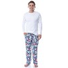 Jaws Mens' Classic Film Movie Poster Tossed Print Sleep Pajama Pants Blue - 2 of 4