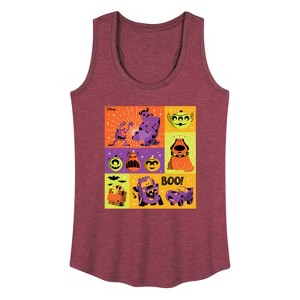 Women's - Disney - Halloween Movie Grid Graphic Racerback Tank - 1 of 4