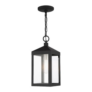 Livex Lighting Nyack 1 - Light Pendant in  Black - 1 of 2