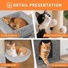 Cat Tree with Litter Box Enclosure Large, Multilevel Cat Play House with Large Condo, Cozy Top Perch,Wooden Cat Furniture for Indoor Cats - 4 of 4
