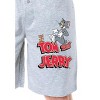 Tom And Jerry Mens' Classic Cartoon Character Logo Sleep Pajama Shorts Grey - 2 of 3