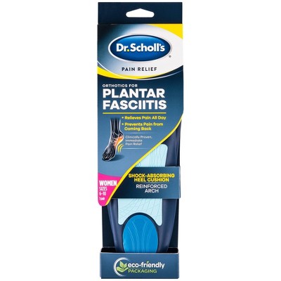 Dr. Scholl's Pain Relief For Plantar Fasciitis Insoles for Women - Size (6-10)