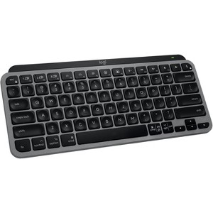Logitech - MX Keys Mini for Mac Minimalist Wireless Keyboard, Compact, Bluetooth, Backlit Keys, USB-C, Compatible with MacBook,iMac,iPad - Space Grey - 1 of 4