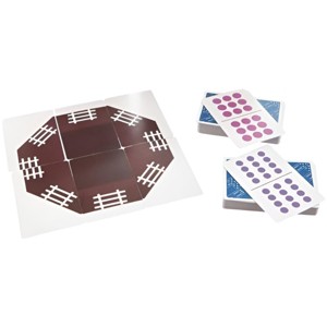 Slickblue Dominoes Playing Cards – Double-Nine & Double-Six Set, 91 Cards for Up to 8 Players, 2 Design Options - 1 of 3