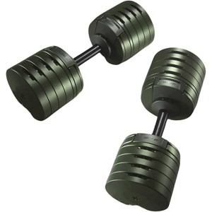 Nuobell Adjustable Dumbbell 100lb Tactical Green : Target