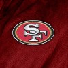 NFL San Francisco 49ers L/XL Silk Touch Bathrobe 26 x 47 Inches - 4 of 4