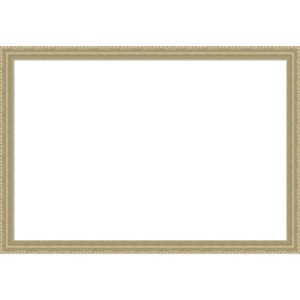 Amanti Art Champagne Teardrop Framed Dry Erase Magnetic Board - 1 of 4