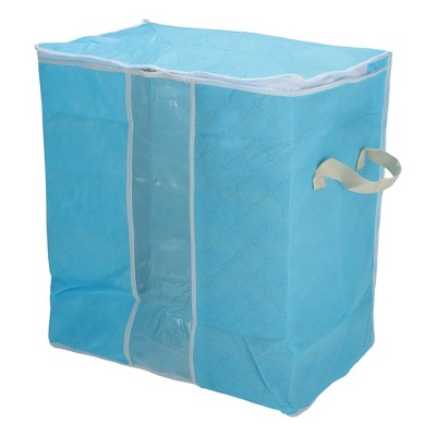 Unique Bargains Simple Durable Storage Bag 19.69"x13.78"x19.69" Sky Blue 1 Pc