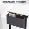 DOMETOUR  Computer Home Office Desk Work Storage Bag and Iron Hook - 4 of 4