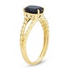 Designs By Gioelli 10K Yellow Gold Sapphire Twist Ring - 2 of 3