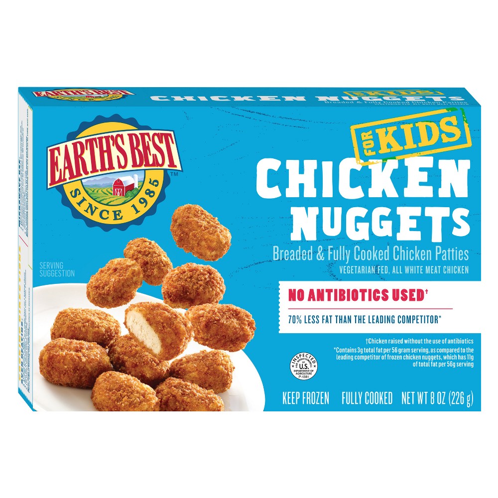 UPC 023923206212 product image for Earth's Best Baked Frozen Chicken Nuggets - 8oz | upcitemdb.com