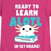 Girls' - Instant Message - Learn Alotl In 1st Grade Fitted Short Sleeve Graphic T-Shirt - 2 of 4