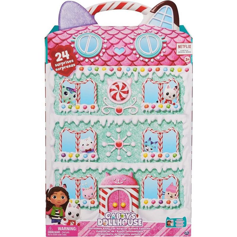 Gabby's Dollhouse, Advent Calendar 2023, 24 Surprise Toys with Figures, Stickers & Dollhouse Accessories, Kids Toys for Girls & Boys Ages 3+, 3 of 7