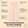 2-Pack Snooze Baby Sleep Sacks, Organic Cotton Wearable Blanket, Soft  Toddler Sleeping Bag, Smooth Zipper - 2 of 4