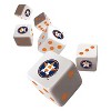 MasterPieces Officially Licensed MLB Houston Astros - 6 Piece D6 Gaming Dice Set Ages 6 and Up - 3 of 4