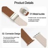 HTUTWOO Braided Strap for Apple Watch Band, Nylon Two-Tone Watch Strap 38/40/41/42/44/45/46/49mm for iWatch Series 11 10 9 8 7 6 5 4 3 2 1 Ultra SE - 3 of 4