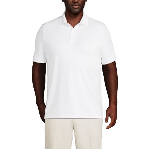 Lands' End Men's Short Sleeve Cotton Supima Polo Shirt - 1 of 4