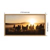 Amanti Art Ranch Horse Jingle by PHBurchett Canvas Wall Art Print Framed 27-in. W x 14-in. H. - 4 of 4