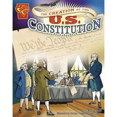 The Creation of the U.S. Constitution - (Graphic History) by  Michael Burgan (Paperback)