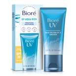Biore UV Aqua Rich Dermatologist Tested, Oxybenzone & Octinoxate Free Moisturizing Face Sunscreen for Sensitive Skin - SPF 30 - 1.7 fl oz