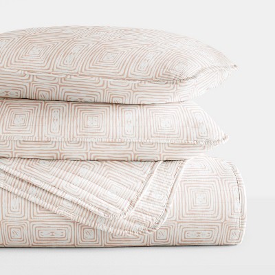 Becky Cameron Super Soft Quilted Coverlet Set – All Season Bedding in Geometric Maze Design by Becky Cameron, Geometric Maze Apricot, Twin/Twin Extra Long — фото 7