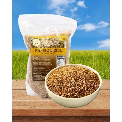 Shastha Traditional Earthy Flavored Bamboo Rice - 2Lbs , Pack of 2