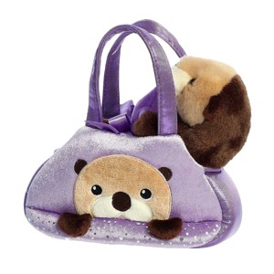 Aurora Small Peek-A-Boo Otter Fancy Pals Fashionable Stuffed Animal Brown 7" - 1 of 4
