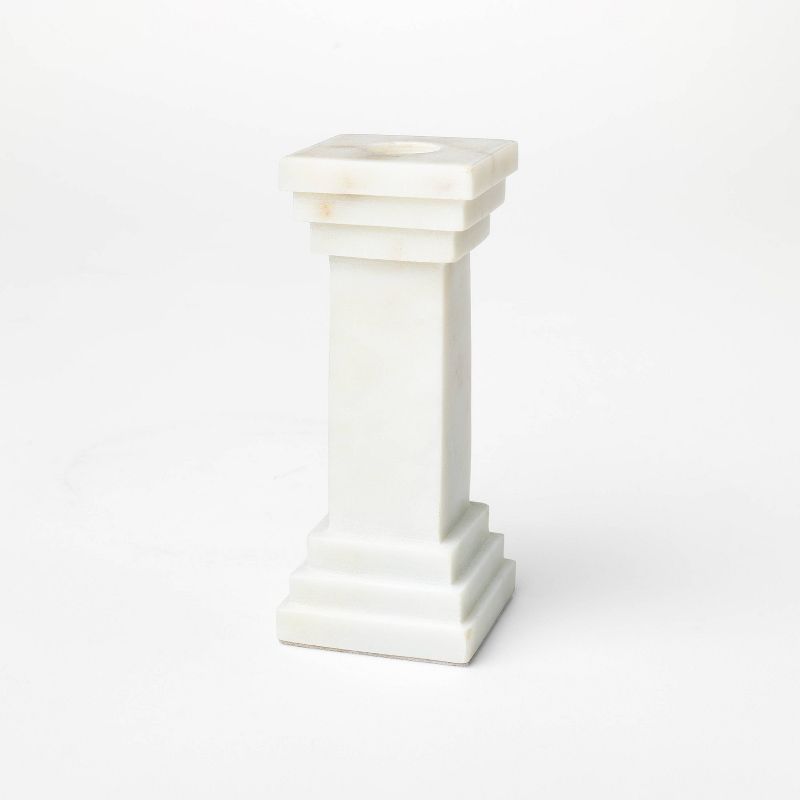 Marble Column Taper Candle Holder - Threshold&#8482; designed with Studio McGee, 1 of 6