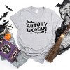 Simply Sage Market Women's Witches Woman Broom Short Sleeve Graphic Tee - 3 of 4